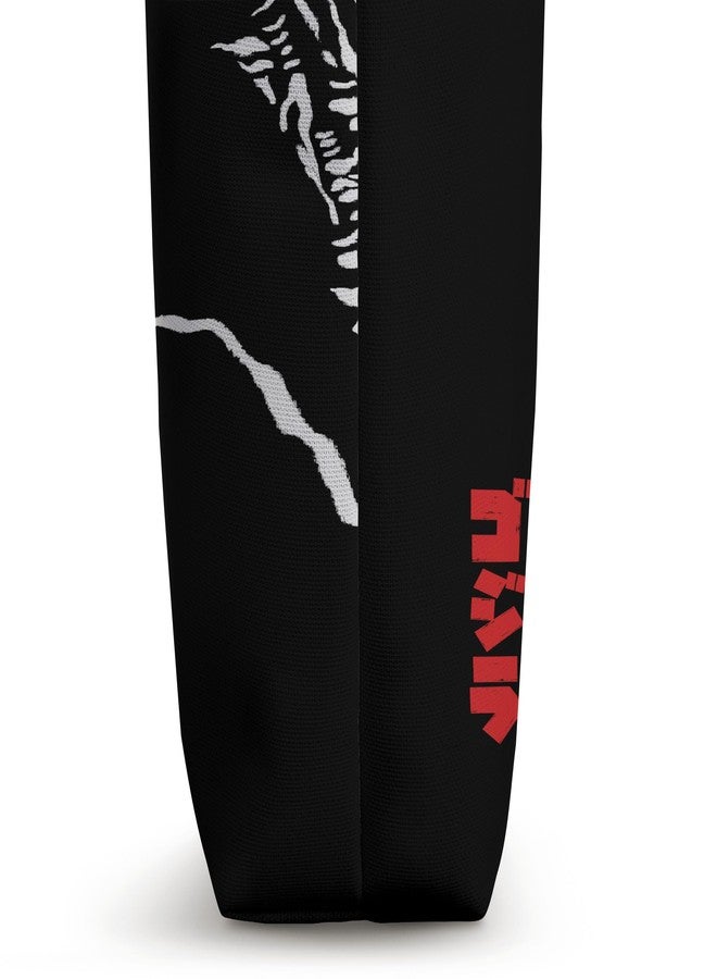 Godzilla Oversized Profile with Kanji Title Movie Monster Tote Bag - Image 3