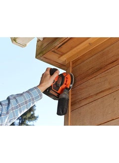BLACK+DECKER 18V Cordless Ergonomic Random Orbital Sander Black And Orange Bdcros18N Xj  - Image 5