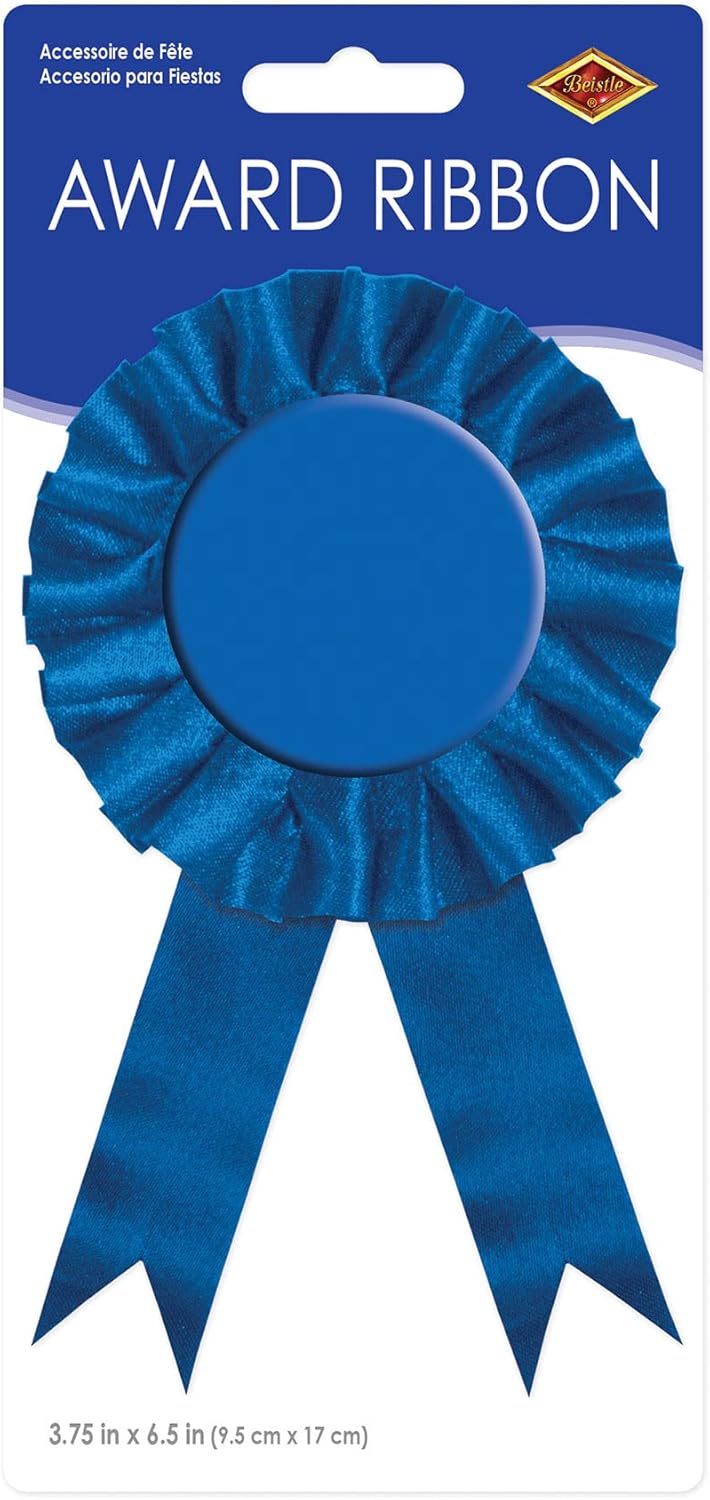 Beistle Award Ribbon blue Party Accessory 1 count 1Pkg - Image 5