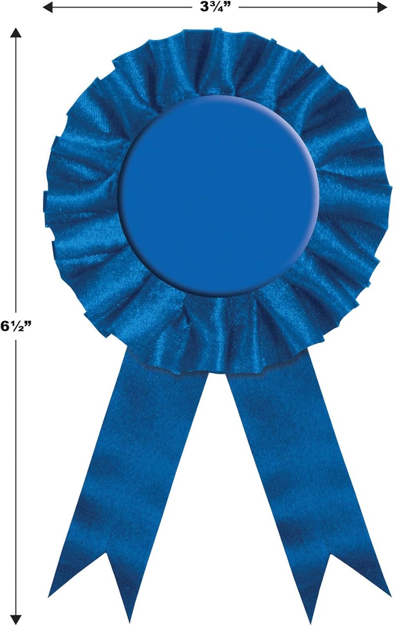 Beistle Award Ribbon blue Party Accessory 1 count 1Pkg - Image 4