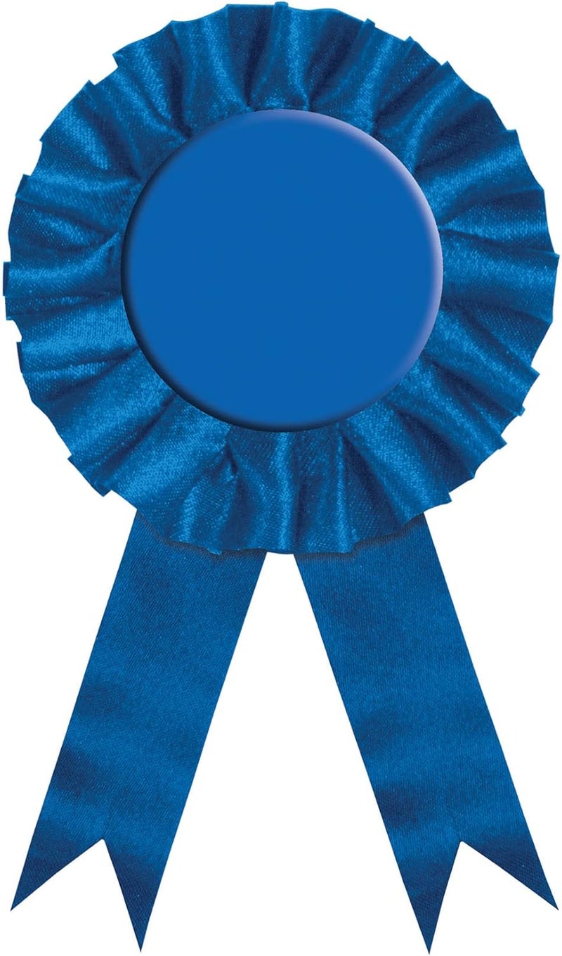 Beistle Award Ribbon blue Party Accessory 1 count 1Pkg - Image 1