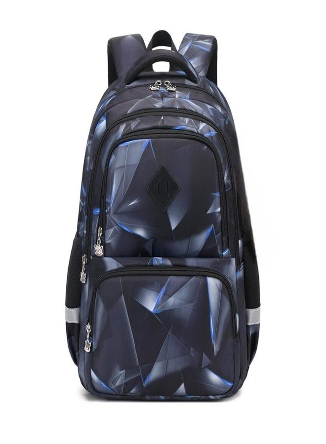 KingCheer Cute Kids Backpack for Girls Boys Lightweight School Bag for Preschool Primary Teenage Bookbag for Aged 6-12, Black, 17inch, Casual - Image 1