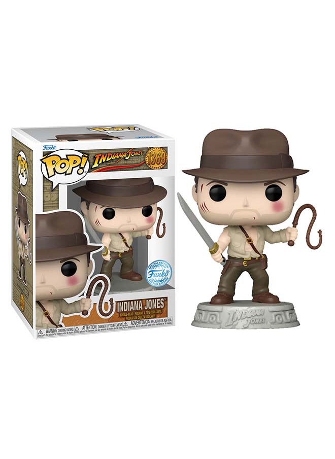 Funko - Pop! Movies: Indiana Jones 2- Indiana Jones with Whip Exc - Image 1