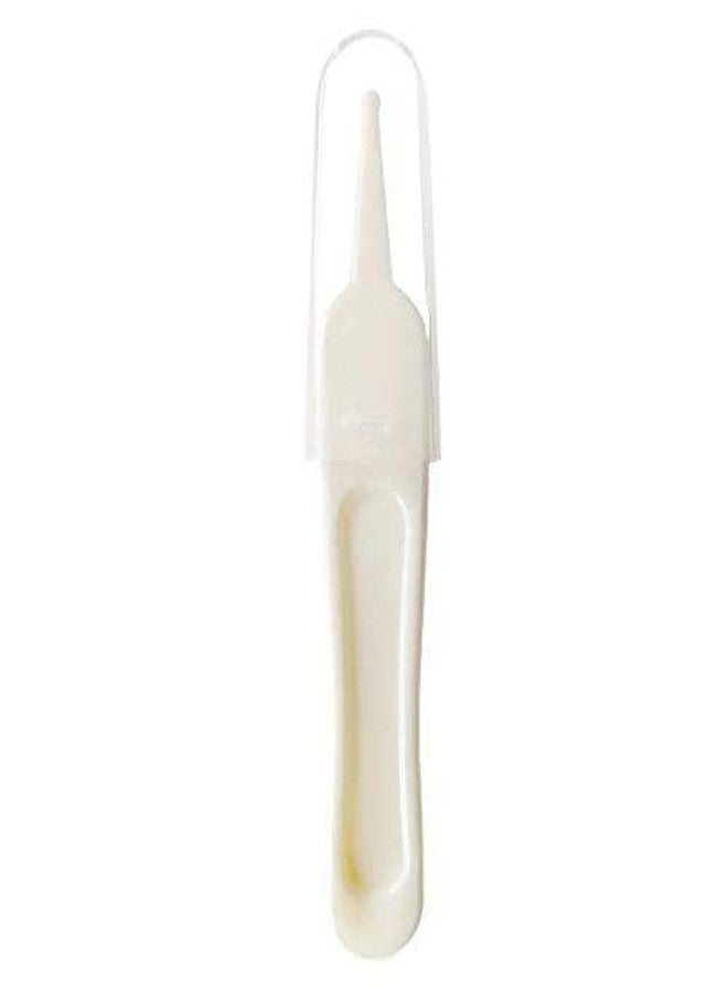 Digital Shoppy Baby Care Ear Nose Navel Cleaning Tweezers Safety Forceps Plastic Cleaner Clip (WHITE) - Image 1