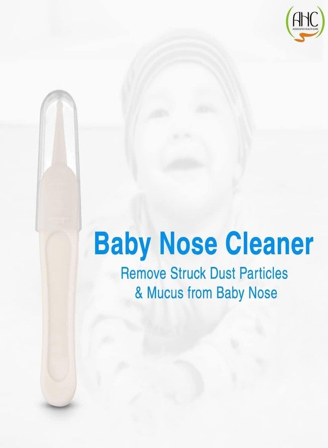 Digital Shoppy Baby Care Ear Nose Navel Cleaning Tweezers Safety Forceps Plastic Cleaner Clip (WHITE) - Image 4