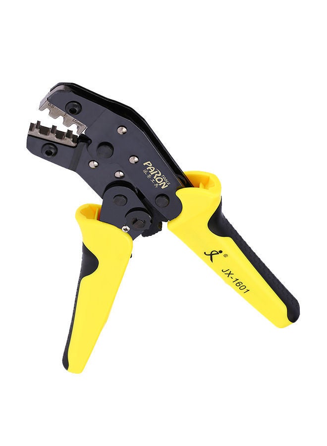 NIBEMINENT Engineering Ratchet Terminal Wire Crimping Plier Yellow/Black - Image 1