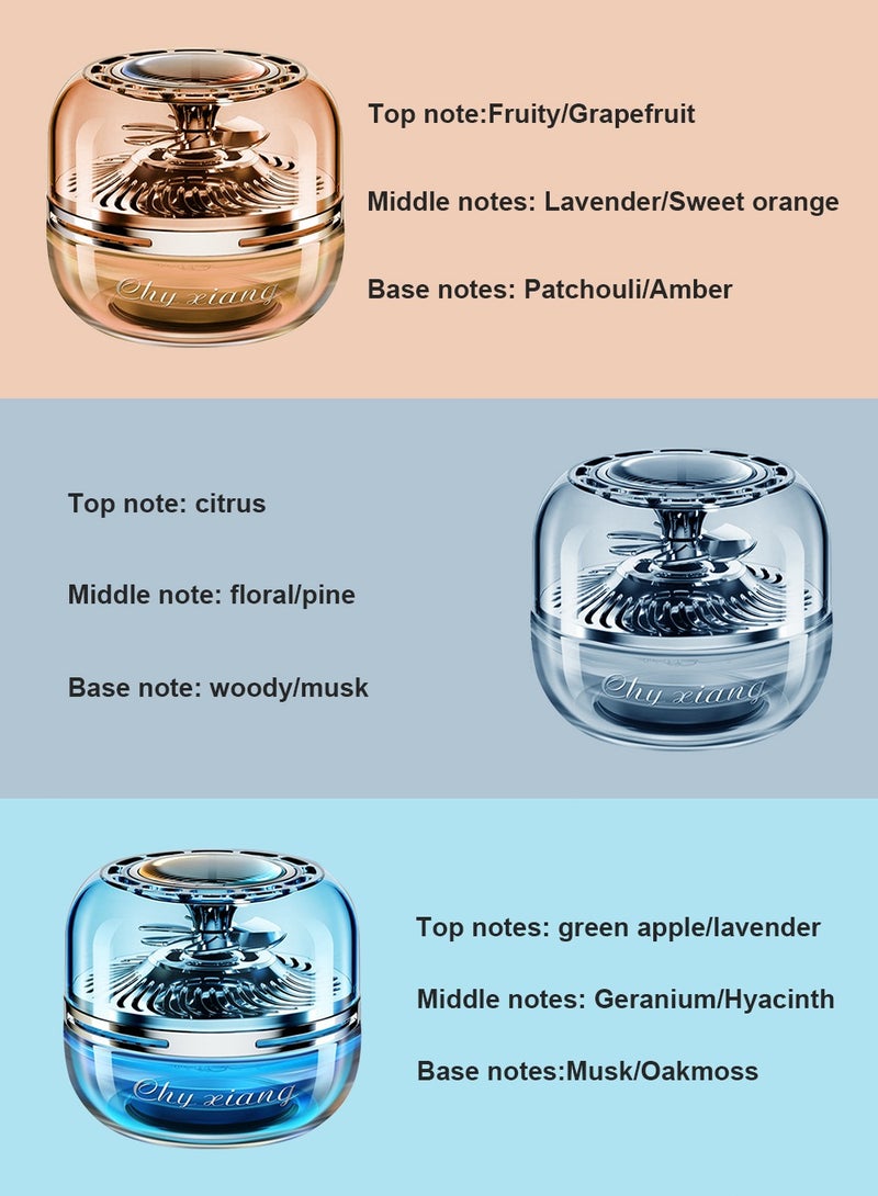 معطر هواء السيارة، إكسسوارات ديكور تعمل بالطاقة الشمسية، إكسسوارات داخلية عالية الجودة للسيارة، مناسبة للأطفال والنساء الحوامل، مظهر تصميم فريد - Image 3