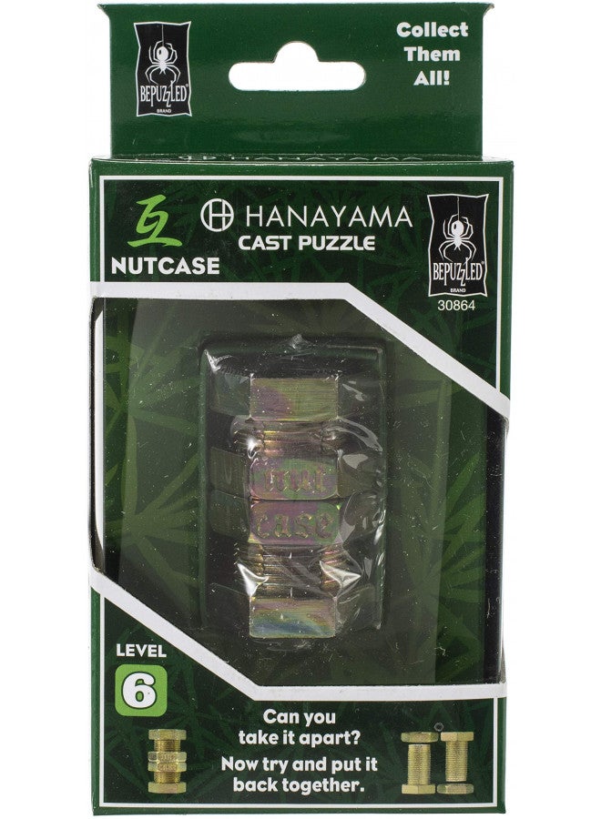 BePuzzled | Nutcase Hanayama Metal Brainteaser Puzzle Mensa Rated Level 6, for Ages 12 and Up