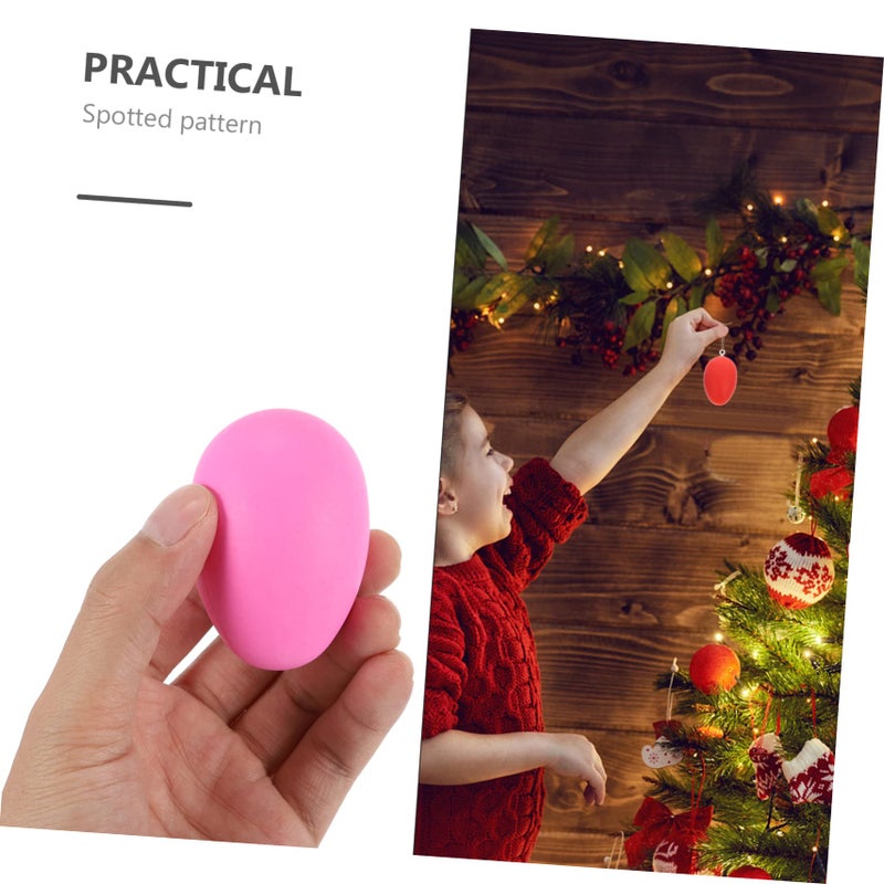 2 Pack 100 Pcs Hand Painted Plastic Easter Eggs For Crafting Party Decor - Image 5