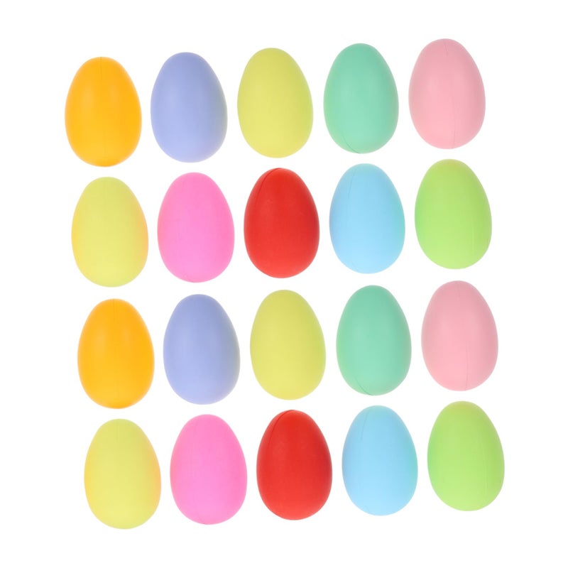 2 Pack 100 Pcs Hand Painted Plastic Easter Eggs For Crafting Party Decor - Image 2