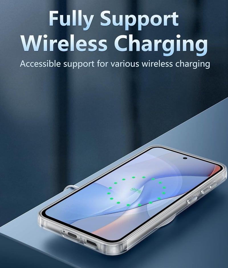 Realcase غطاء خلفي سيليكون لجهاز سامسونج S24 FE 5G، مقاوم للخدوش، شفاف، واقي من الصدمات، غطاء خلفي لجهاز سامسونج جالاكسي S24 FE 5G - Image 4