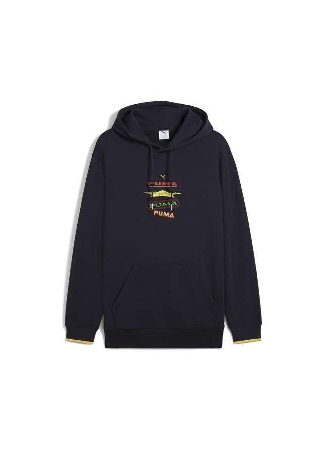Puma New Navy Wardrobe Essentials Graphic Hoodie Men for Men | Best Price UAE