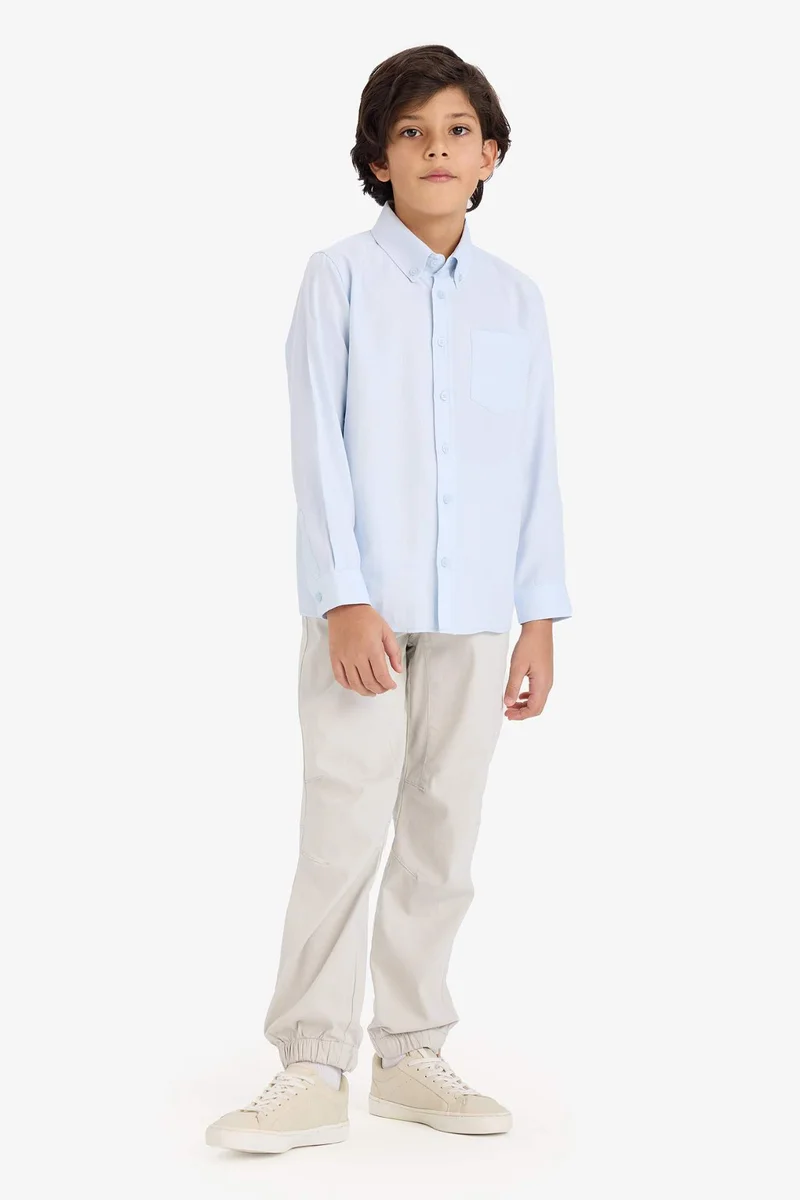 ديفاكتو Regular Fit Long Sleeve Shirt