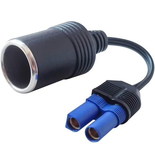 AYECEHI EC5 to Cigarette Lighter Socket Adapter Extension Cable 2 Pack 12V Car Cigarette Lighter Female Converter Cord for Portable Jump Starters with Low Voltage Cutoff to Protect Your Battery-18CM - Image 3
