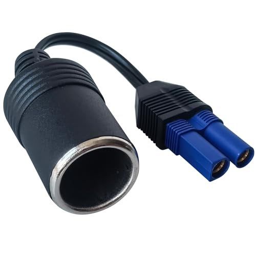 AYECEHI EC5 to Cigarette Lighter Socket Adapter Extension Cable 2 Pack 12V Car Cigarette Lighter Female Converter Cord for Portable Jump Starters with Low Voltage Cutoff to Protect Your Battery-18CM - Image 4