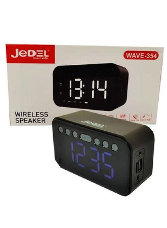 Jedel Wireless Bluetooth Alarm Clock Speaker - Image 1