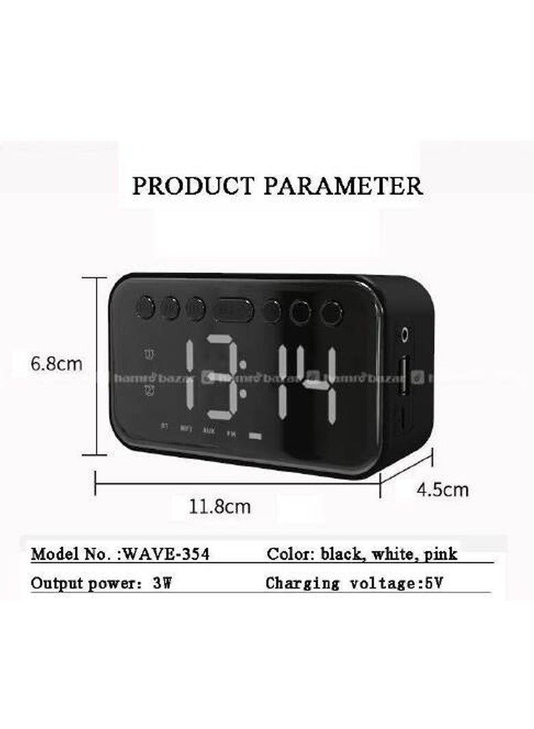 Jedel Wireless Bluetooth Alarm Clock Speaker - Image 4