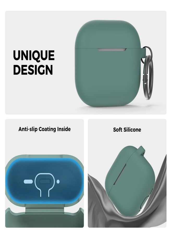 AhaStyle AirPods 4 Case Cover (2024) with Cleaning Kit Soft Silicone AirPods 4th Generation Case Full Body Shockproof Cover Skin for Apple iPods 4 Support USB-C Charging Case and Wireless Charging - Image 5