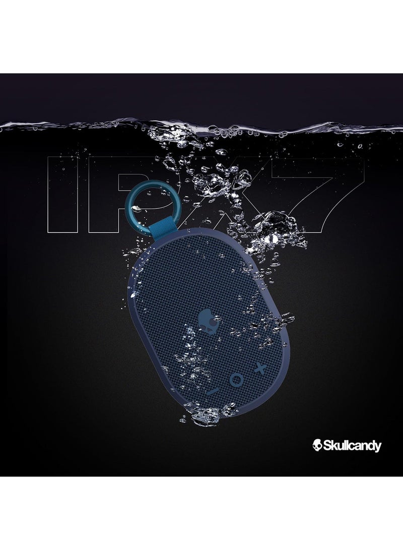 Skullcandy Kilo Compact Wireless Bluetooth Speaker - IPX7 Waterproof Mini Bluetooth Speaker with 24 Hour Battery, Downward Firing Passive Radiator, and True Wireless Pairing - Perfect for Outdoor Black - Image 3