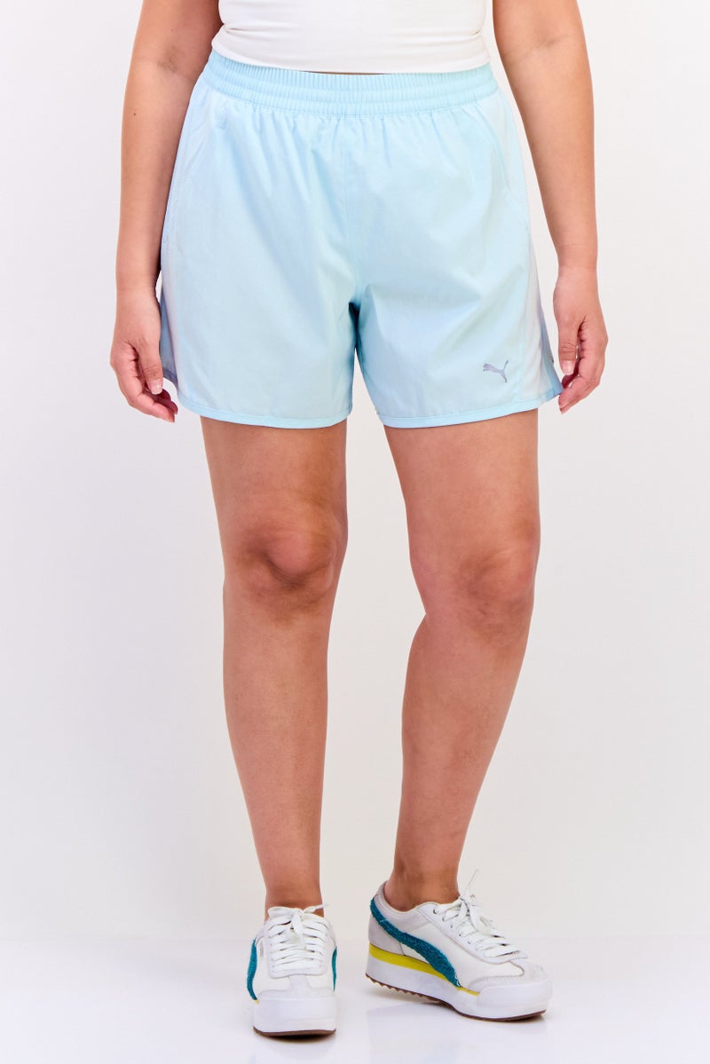 PUMA Women Sportswear Fit Training Shorts, Turquoise - Image 1