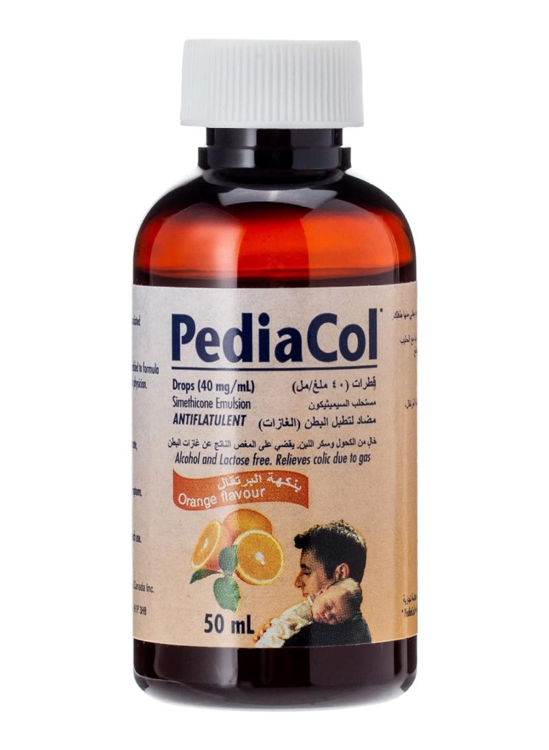 Pediacol Orange Flavor Drops, 50 Ml - Image 1