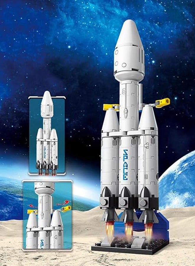 69-Piece Aviation Rocket Building Blocks Toys, Train Hands-On Skills Develop Intelligence And Stimulate Creativity  - Image 2