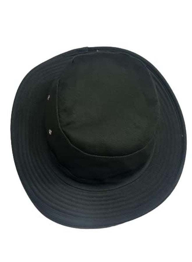 JMP Hat Cotton Solid Sun Protection Hat for Men & Boys (Grey) - Image 2