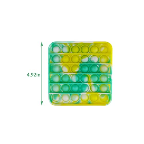 IERKEIE 12 PCS Pop Fidget Sensory Toys for Party FavorsPush Pop Bubble Silicone Squeeze Sensory Toys for Kids Adult Autism Special Needs Stress Relief Gift for Birthday Christmas Valentine Classroom Prizes - Image 5