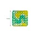 IERKEIE 12 PCS Pop Fidget Sensory Toys for Party FavorsPush Pop Bubble Silicone Squeeze Sensory Toys for Kids Adult Autism Special Needs Stress Relief Gift for Birthday Christmas Valentine Classroom Prizes - Image 4