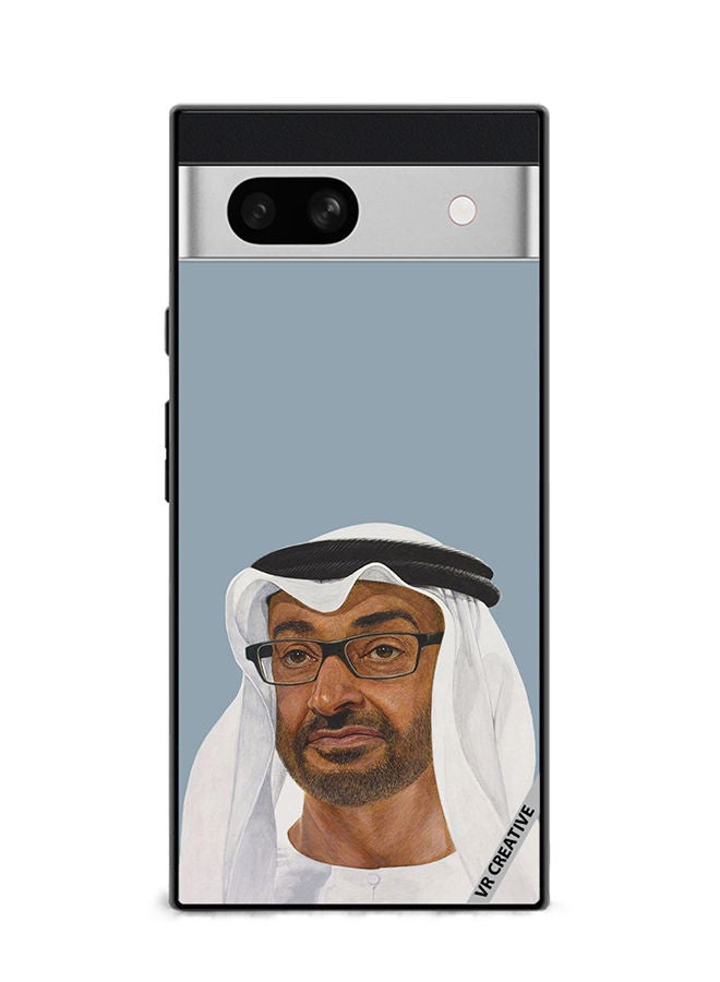 VR CREATIVE Protective Case Cover For Google Pixel 7a Sheikh Mohamed Bin Zayed Al Nahyan Design Multicolour - Image 1