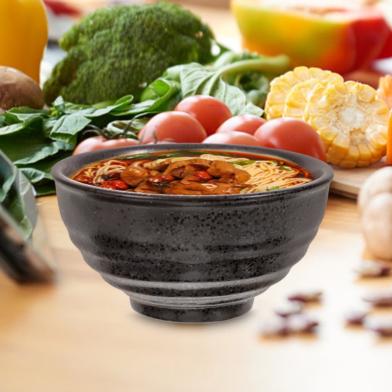 Ceramic Rice Bowl Small Soup Bowl Porcelain Salad Fruit Bowl Instant Noodles Bowl - Image 5