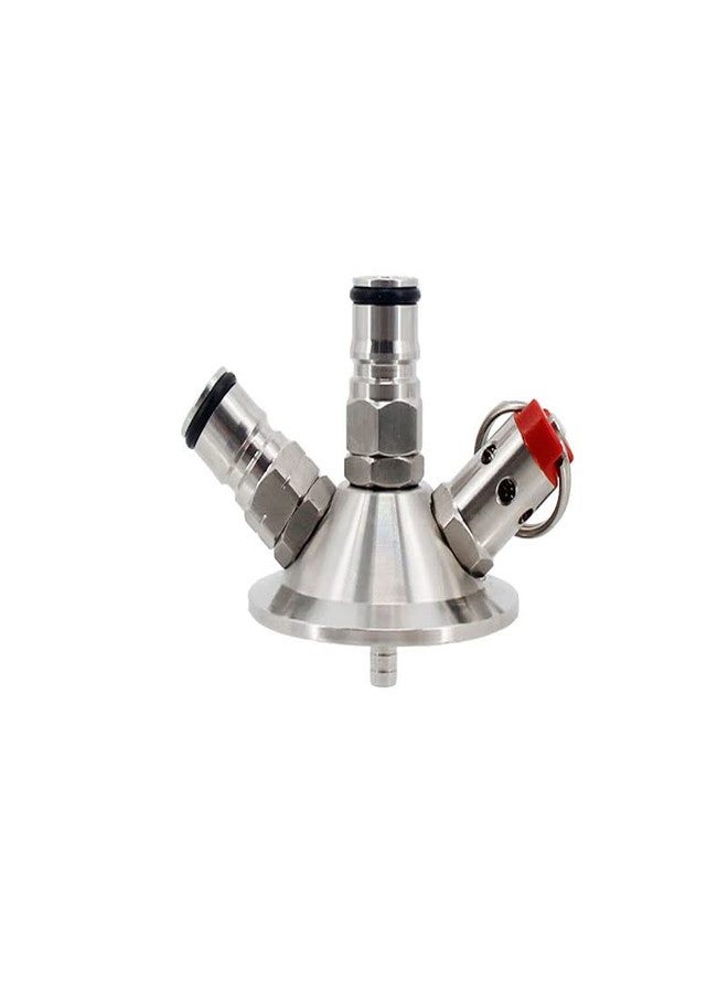 Semfeil Brew Homebrew Beer Ball Lock Adapter Tapping Head for Thead Sanke Kegs - 2 inch Tri-Clamp Commercial Keg Adapter - Image 2
