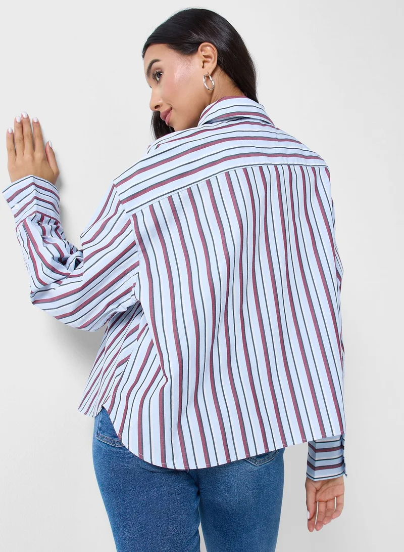 TOMMY HILFIGER Striped Button Down Shirt