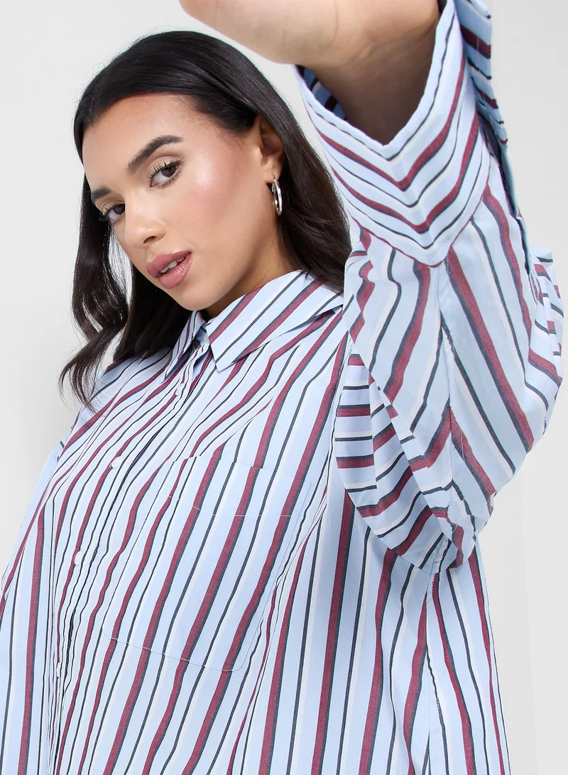 TOMMY HILFIGER Striped Button Down Shirt