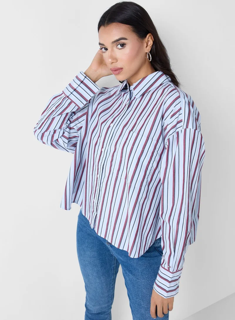 TOMMY HILFIGER Striped Button Down Shirt