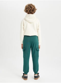 DeFacto Printed Cargo Pocket Elasticated Cuffed Jogger Pants  - Image 2