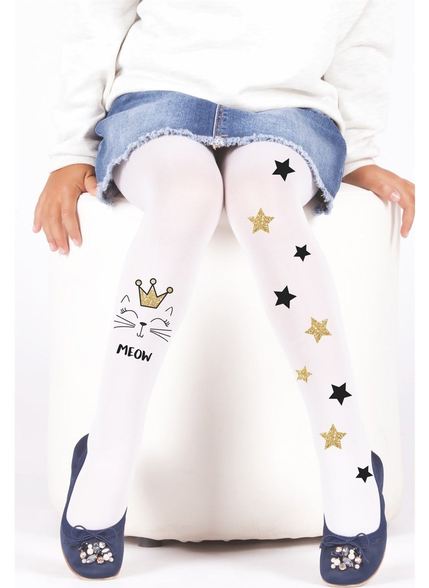 DayMod Meow Kids Tights  - Image 1