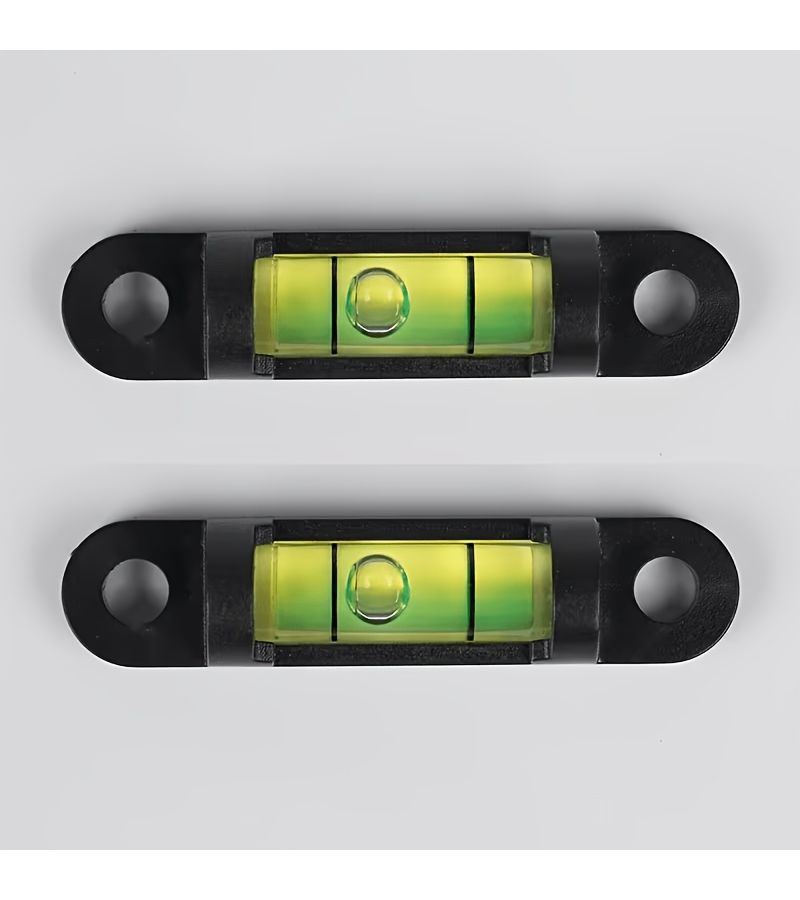 5pcs Mini Portable Spirit Level Set with Hole Mounting Bracket Small Level Measuring Tool for Home Use - Image 3
