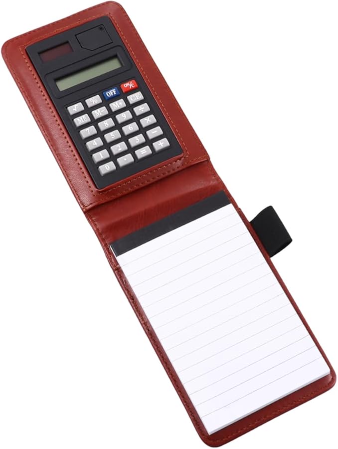 Brown Small Memo Pad Notebook Portable Note Pads Paper for Office Teachers Students - Image 1