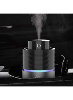 Arabest Car Diffuser 200Ml Usb Quiet Car Humidifier Cool Mist Humidifiers With 7 Color Leds Night Light Mini Portable Aromatherapy Diffuser Essential Oil Diffuser For Car Home Office Bedroom Gray  - Image 1