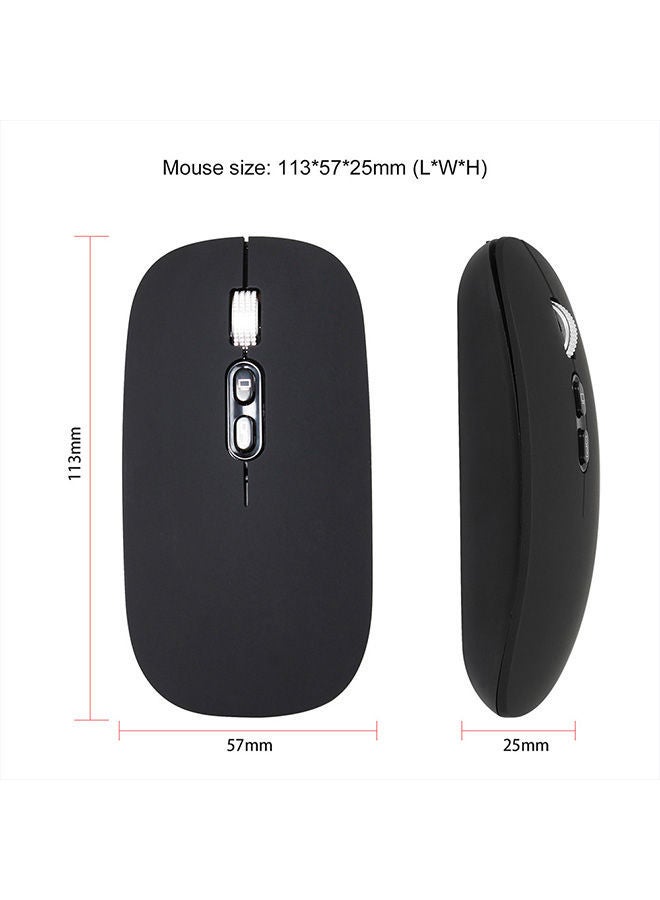 NIBEMINENT 2.4G Wireless Mouse Black  - Image 3