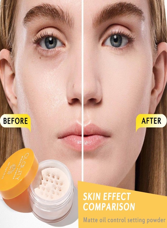 Deepmind Mineral Powder Foundation for Face & Scalp, SPF 30, Translucent Loose Setting Powder Sunscreen Foundation Makeup,Matte Oil Control Natural Finishing Face Powder,Lightweight,Long-Lasting (#02 Medium) - Image 3