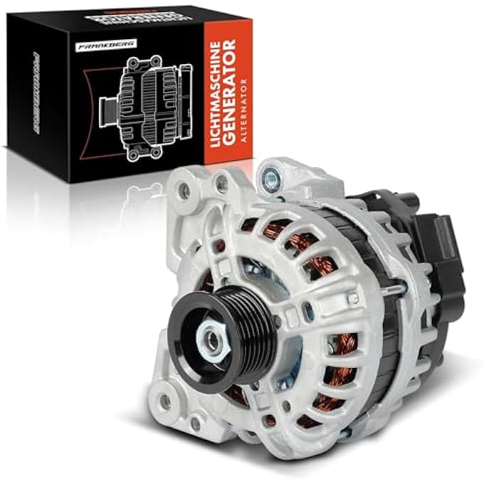 Frankberg Alternator Generator 110A 2-Pin Compatible with Polo AE1 AW1 BZ1 1.0L Petrol 2017-2021 Citigo NF1 1.0L Petrol 2011-2019 Mii KE1 KF1 1.0L Petrol 2011-2019 Replace# 24111 9 - Image 1