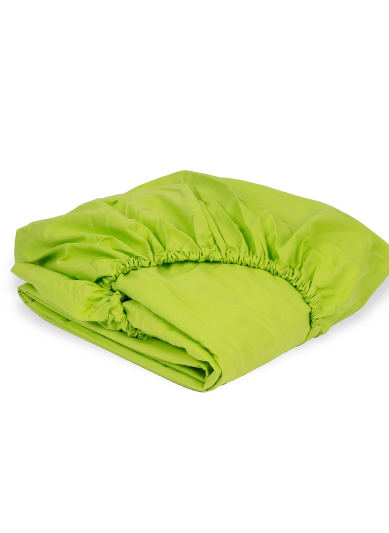Home of linens - Fitted Sheet Lime 120x200 - Image 1