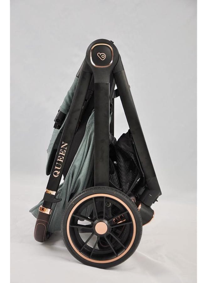 إيروريكس عربة أطفال كوين باللون الأخضر - Image 2