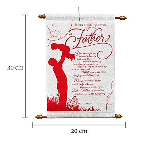 Saugat Traders Wedding Anniversary Gift For Parents Combo Gift For Mother & Father Scroll Card-Mom Dad - Image 5