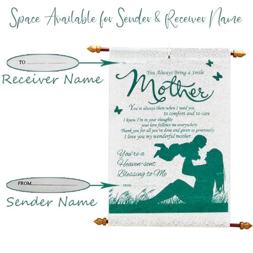 Saugat Traders Wedding Anniversary Gift For Parents Combo Gift For Mother & Father Scroll Card-Mom Dad - Image 2