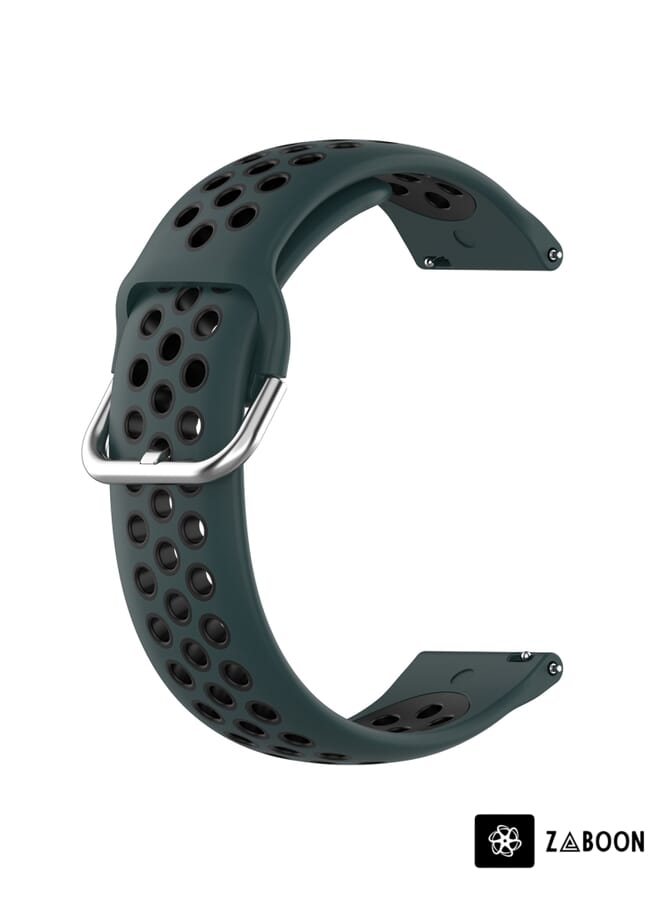 Zaboon Huawei Honor Magic Watch 2 46mm 22mm Clasp Two Color Sport Watch Band - Image 2