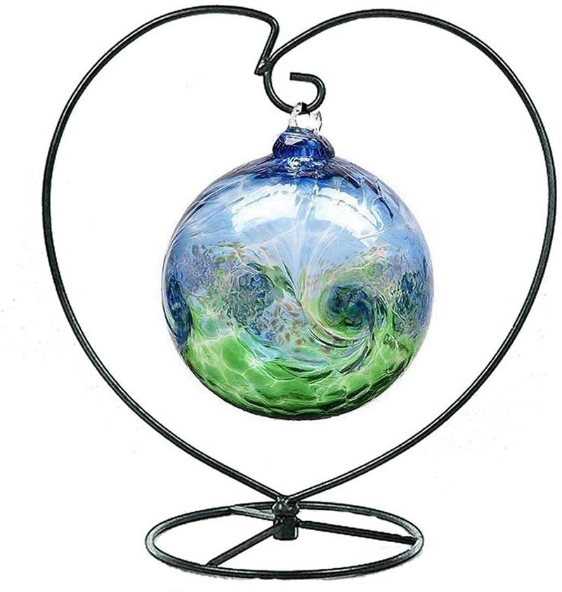 Ornament Display Stand Air Plant Stand Iron Hanging Stand Flower Pot Stand Rack Holder for Hanging Glass Globe Witch Ball Terrarium Christmas Ornament and Home Wedding DecorationBlack Love