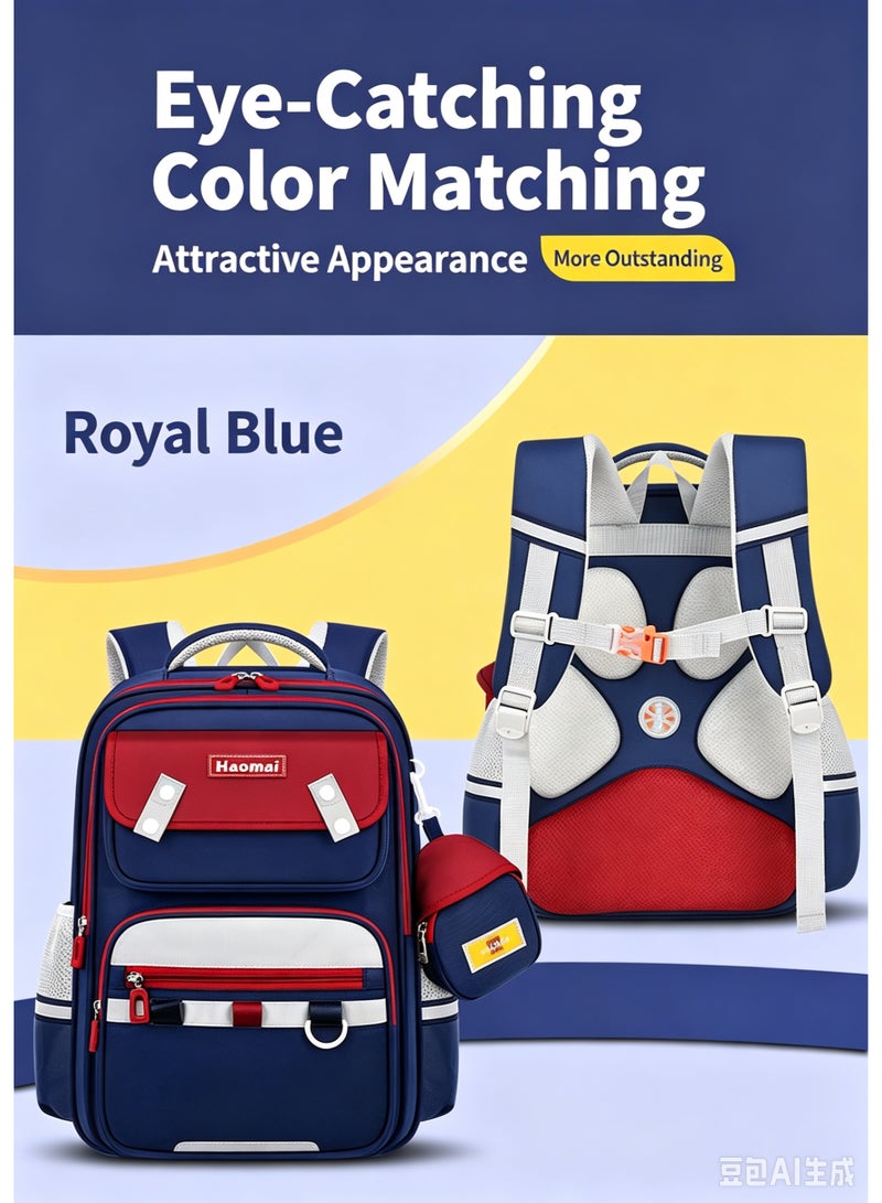 Kids School Backpack 9-11Y - Lightweight, Ergonomic & Waterproof - Large Capacity & Multi-Functional - Back to School Gift - Image 4